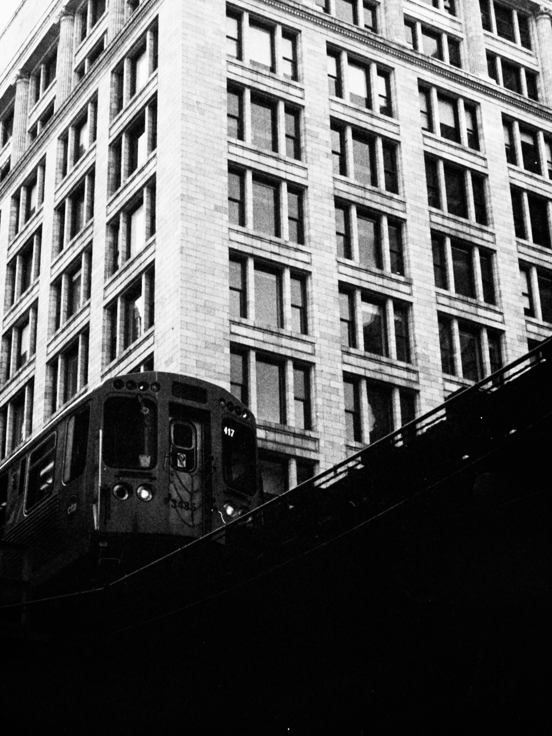 Black and white street photograph