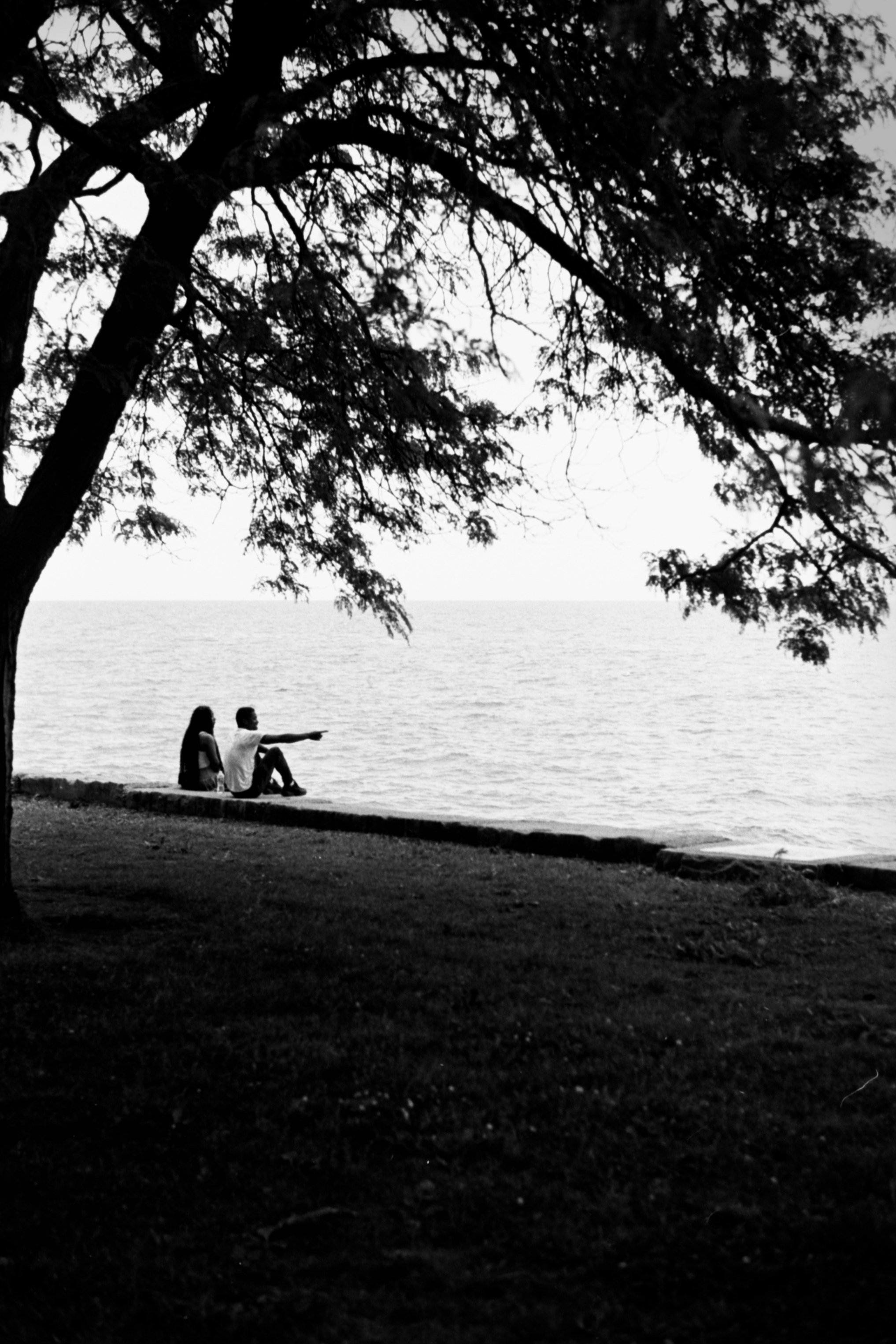 Black and white photograph